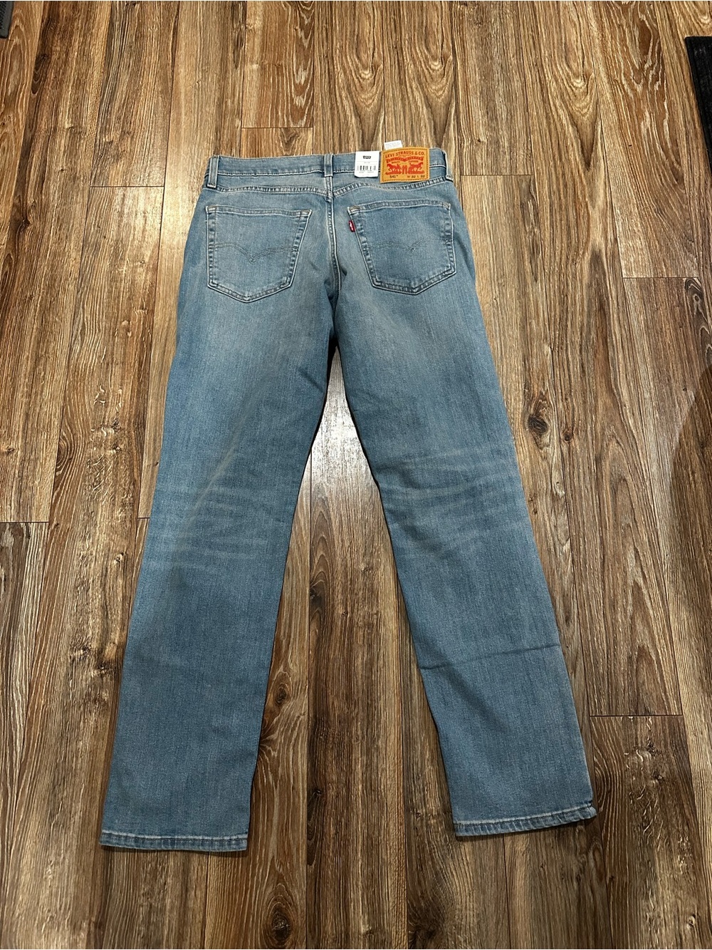 Levi's Men's Light Wash Straight-Leg Jeans - Blue